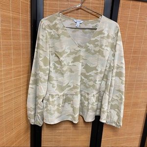 Camouflage Nine West shirt